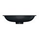 умивальник Omnires Shell 48х31 matt black lava (SHELL480UPBLV)