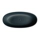 ванна Omnires Shell 160x75 овальна black lava (SHELLWWBLV)