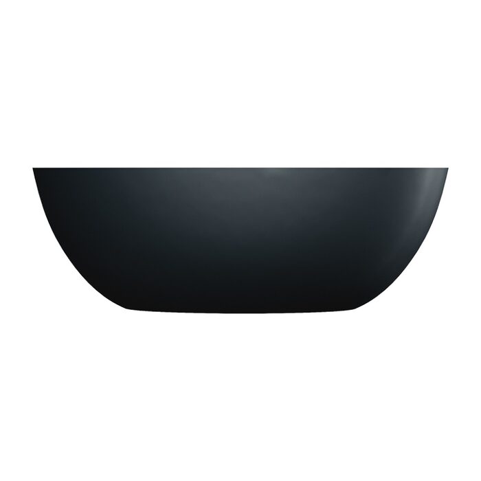 ванна Omnires Shell 148x75 окремостояща black lava (SHELL148WWBLV)