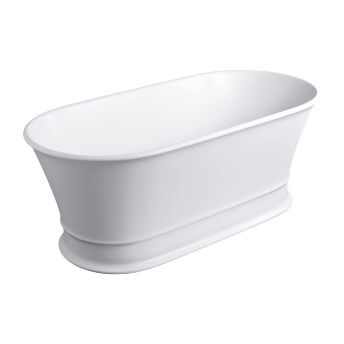 ванна кам'яна Omnires Classica 160x79 окремостояща, white matt (CLASSICAWWBM)