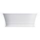ванна кам'яна Omnires Classica 160x79 окремостояща, white matt (CLASSICAWWBM)