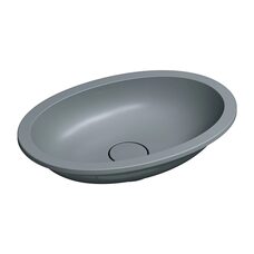 умивальник Omnires Shell 48х31 matt ash grey (SHELL480UPAG)