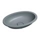 умивальник Omnires Shell 48х31 matt ash grey (SHELL480UPAG)
