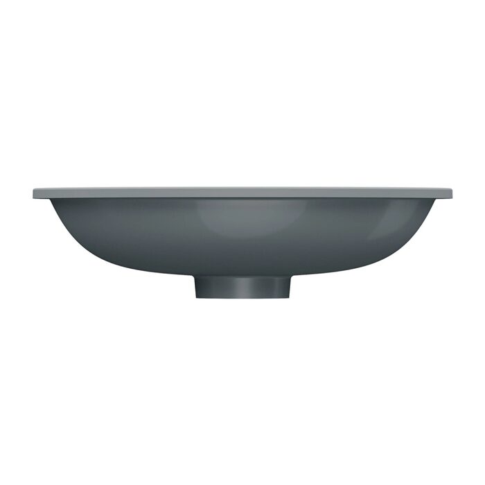 умивальник Omnires Shell 48х31 matt ash grey (SHELL480UPAG)