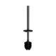 єршик для унітазу Omnires Modern Project graphite (MP60622GR)