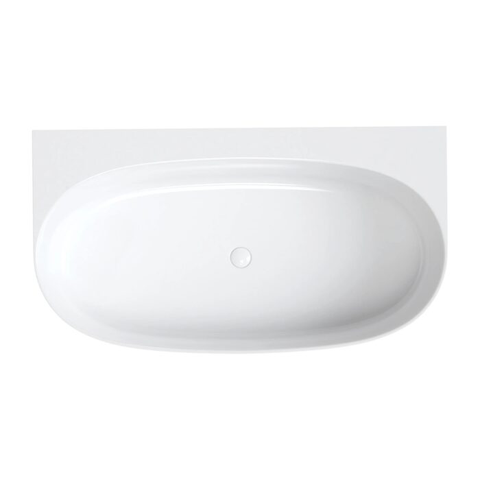 ванна кам'яна Omnires Valencia M+ 158x86 white (VALENCIAWPBP)