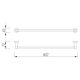 рушникотримач Omnires Modern Project black matt (MP60216BL)