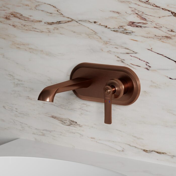 змішувач для умивальника прихованого монтажу Omnires Armance antique copper (AM5215ORB)