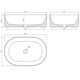 умивальник Omnires Mesa 46x31,5 white (MESA460BP)