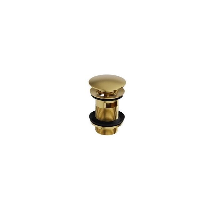 донний клапан Lavita Orion click-clack Full Color, brushed gold (5900378357247)