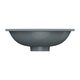 умивальник Omnires Shell 38х25 matt ash grey (SHELL380UPAG)