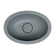 умивальник Omnires Shell 38х25 matt ash grey (SHELL380UPAG)