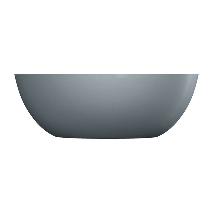ванна Omnires Shell 148x75 окремостояща ash grey (SHELL148WWAG)