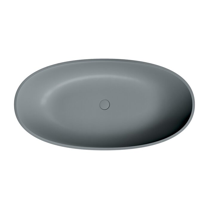 ванна Omnires Shell 148x75 окремостояща ash grey (SHELL148WWAG)