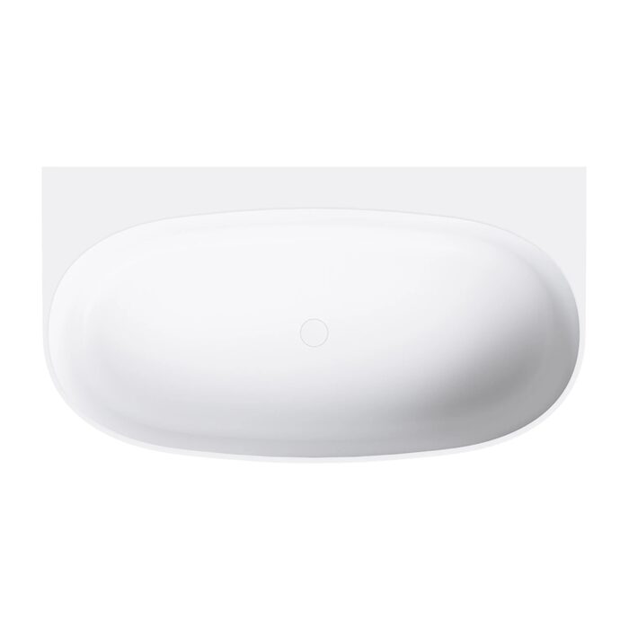 ванна кам'яна Omnires Valencia M+ 158x86 white matt (VALENCIAWPBM)