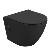унітаз Lavita Salto Black 3.0 підвісний, сидіння дюропласт, без обідка, з функцією біде (5900378333319)