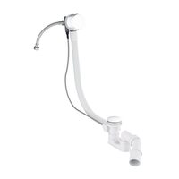 сифон для ванни Omnires CGS з напуском води white (TK132-PLUS-3.35+64-SBP)