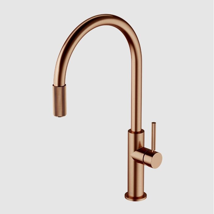 змішувач для кухні Omnires Switch з функцією фільтра для води, brushed copper (SW9057CPB)