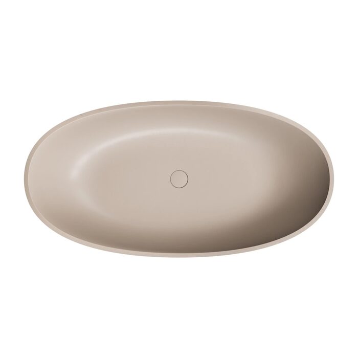 ванна кам'яна Omnires Shell 148x75 окремостояща matt dune beige (SHELL148WWDB)