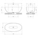 ванна кам'яна Omnires Shell 148x75 окремостояща matt dune beige (SHELL148WWDB)