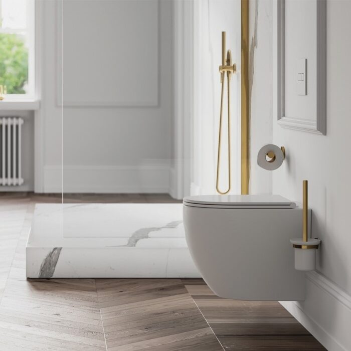 йоржик для унітазу Omnires Darling gold (DA70620GL)