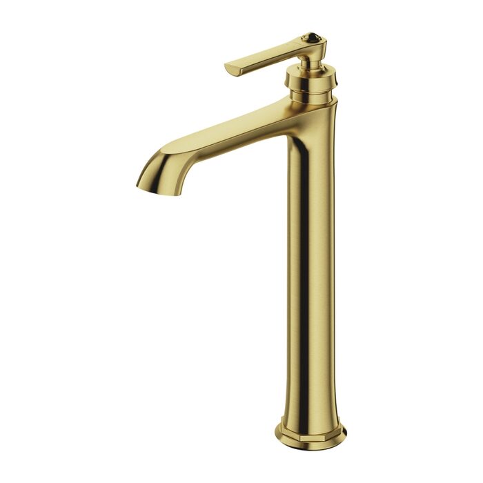 змішувач для умивальника Omnires Armance brushed brass, високий (AM5213BSB)