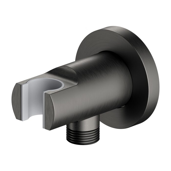 підключення для душового шлангу з тримачем Omnires graphite (8873GR)