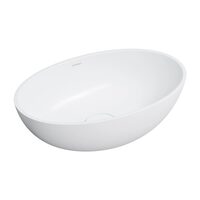 умивальник Omnires Shell 50х32 matt white (SHELL500UNBM)