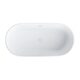 ванна кам'яна Omnires Classica M 170x84 окремо розташована gloss white (CLASSICA170WWZPBP)