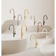 змішувач для кухні Omnires Switch з функцією фільтра для води, brushed brass (SW9057BSB)