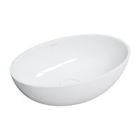 умивальник Omnires Shell 50х32 gloss white (SHELL500UNBP)