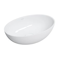 умивальник Omnires Shell 50х32 gloss white (SHELL500UNBP)