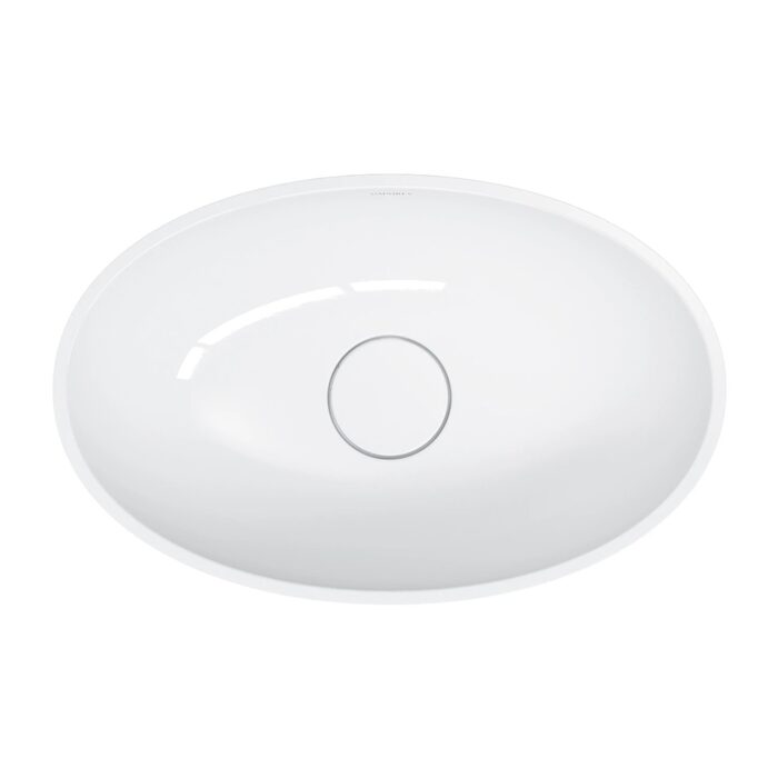 умивальник Omnires Shell 50х32 gloss white (SHELL500UNBP)