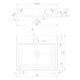 умивальник Omnires Thasos 42x50 white (THASOS500BP)