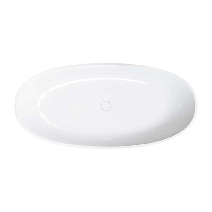 ванна кам'яна Omnires Shell 160x75 окремостояща gloss white (SHELLWWZPBP)