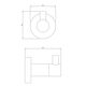 гачок Omnires Modern Project white matt (MP60110WM)