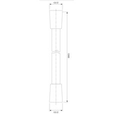 душовий шланг Omnires anthracite 150 cm (023-XAT)