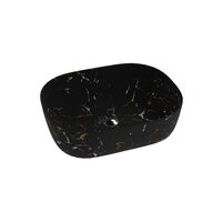 умивальник Lavita Fuego 50x38,5 накладний, чорний (5900378326359)