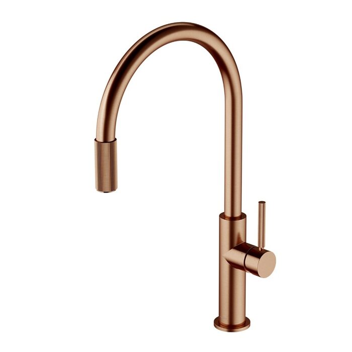 змішувач для кухні Omnires Switch з функцією фільтра для води, brushed copper (SW9057-FD1CPB)