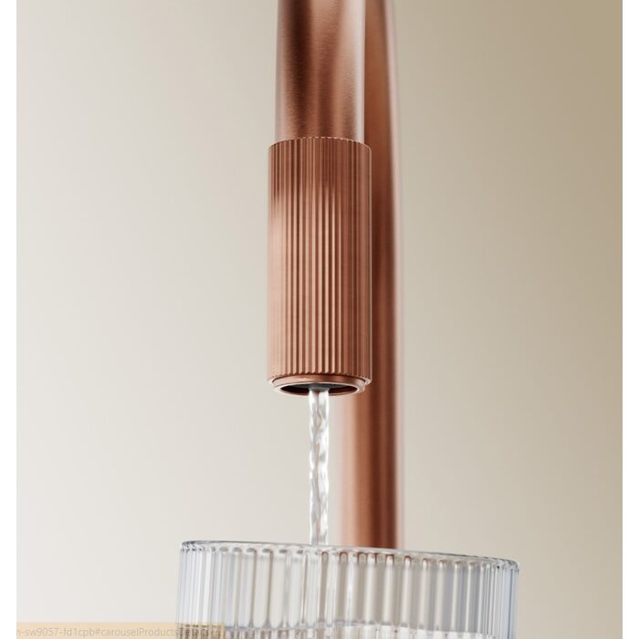змішувач для кухні Omnires Switch з функцією фільтра для води, brushed copper (SW9057-FD1CPB)