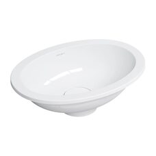 умивальник Omnires Shell 38х25 gloss white (SHELL380UPBP)