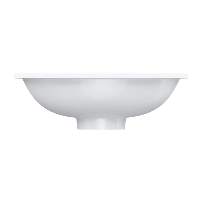 умивальник Omnires Shell 38х25 gloss white (SHELL380UPBP)