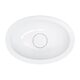 умивальник Omnires Shell 38х25 gloss white (SHELL380UPBP)