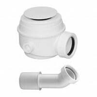 сифон для ванни і душового піддону Omnires gloss white (WB01XBP)