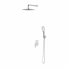 Душова система прихованого монтажу Omnires Parma chrome /white(SYSPM16ACRB)