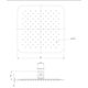 верхній душ Omnires Ultra Slimline chrome 25x25 cm (WGU225CR)