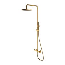 душова система з термостатом Omnires Y brushed gold (Y1244MGLB)