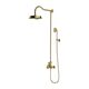 душова система з термостатом Omnires Armance brushed brass (AM5244/6BSB)