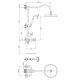 душова система з термостатом Omnires Armance brushed brass (AM5244/6BSB)