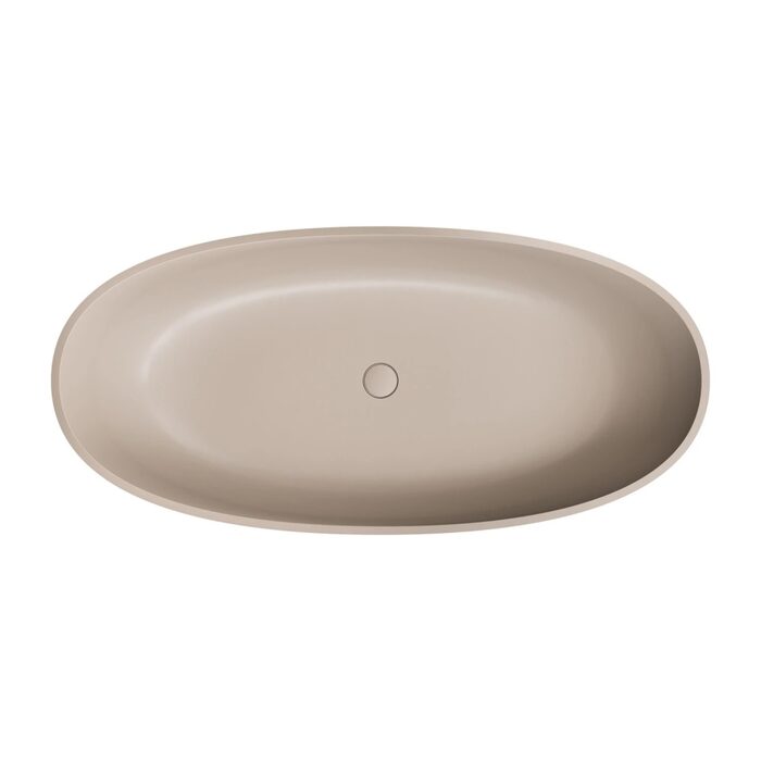 ванна кам'яна Omnires Shell 160x75 окремостояща matt dune beige (SHELLWWDB)